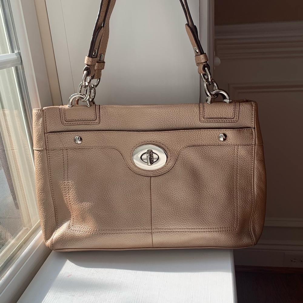 Coach Penelope Leather Carryall Handbag